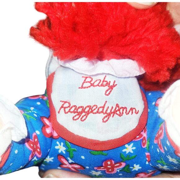 9 1/2" Vintage Crawling Baby Raggedy Ann By Johnny Gruelle For Applause EUC#1248 - Picture 7 of 11